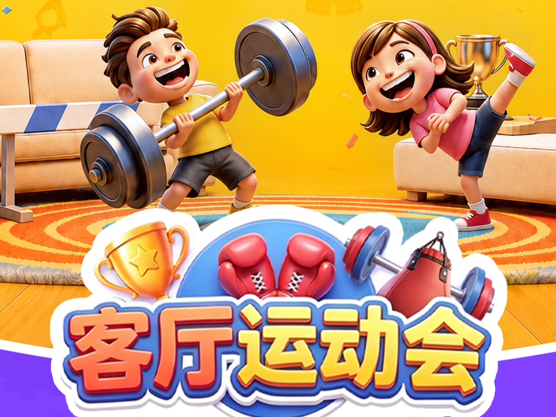 《客厅运动会》新玩法·新功能，开启全家欢乐派对